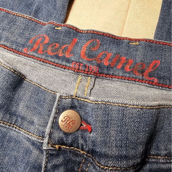 Red Camel Mens Bootcut Distressed 38 x 32 - Picture 3 of 8